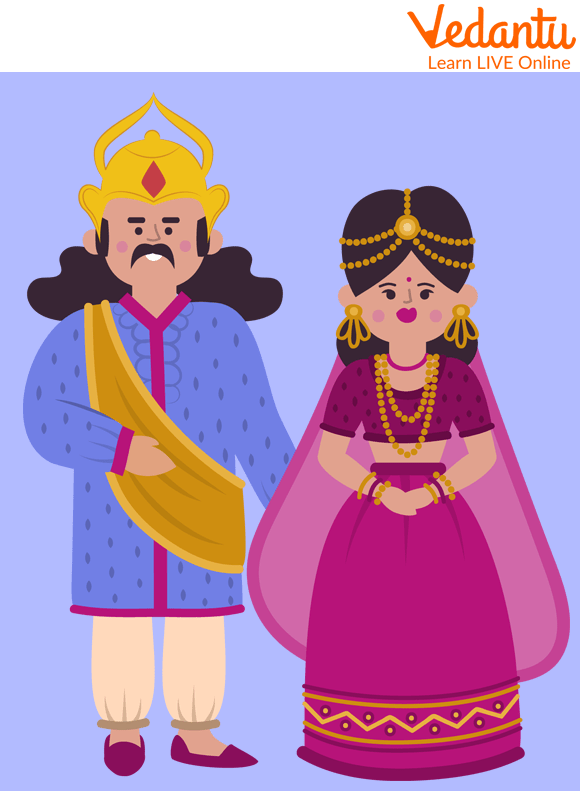 Ravana and Mandodari