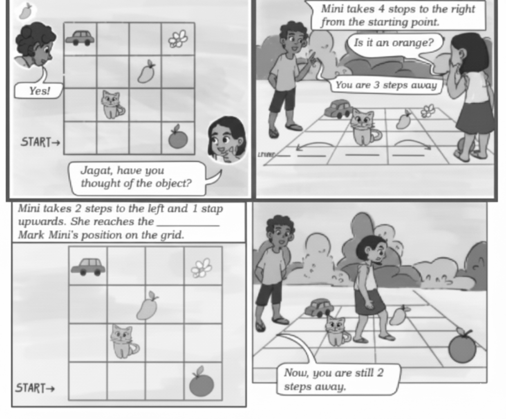 Grid Game—Treasure Hunt