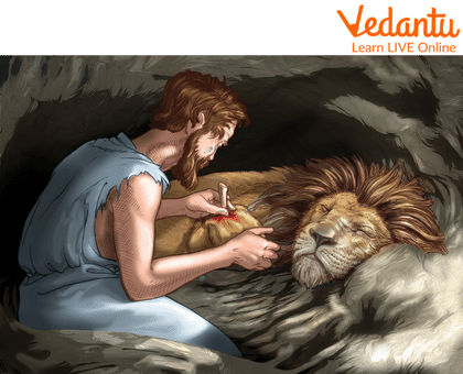 Jacob saved the lion