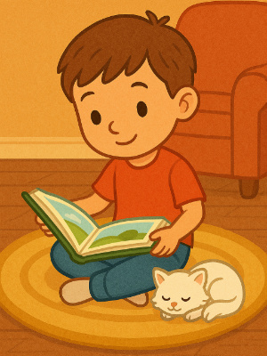 Class 1 Reading Comprehension Reading Kitten Worksheets