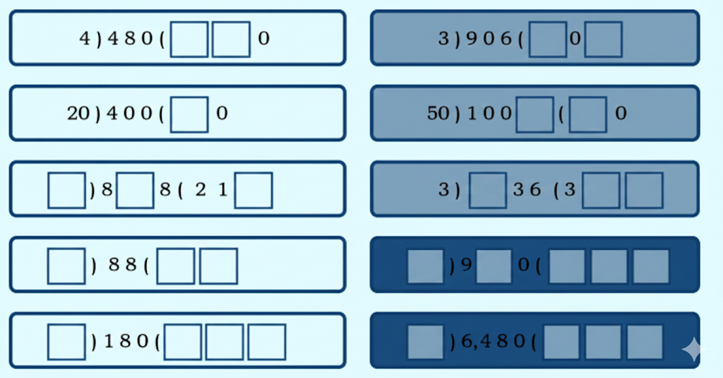 (d) 9,805 ÷ 32 solution