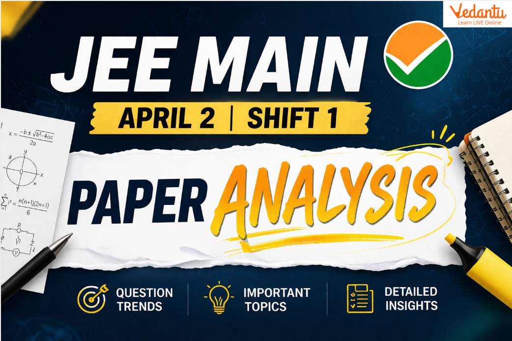JEE Main 2026 April 2 Shift 1 Question Paper with Solutions PDF Answer Key and Paper Analysis
