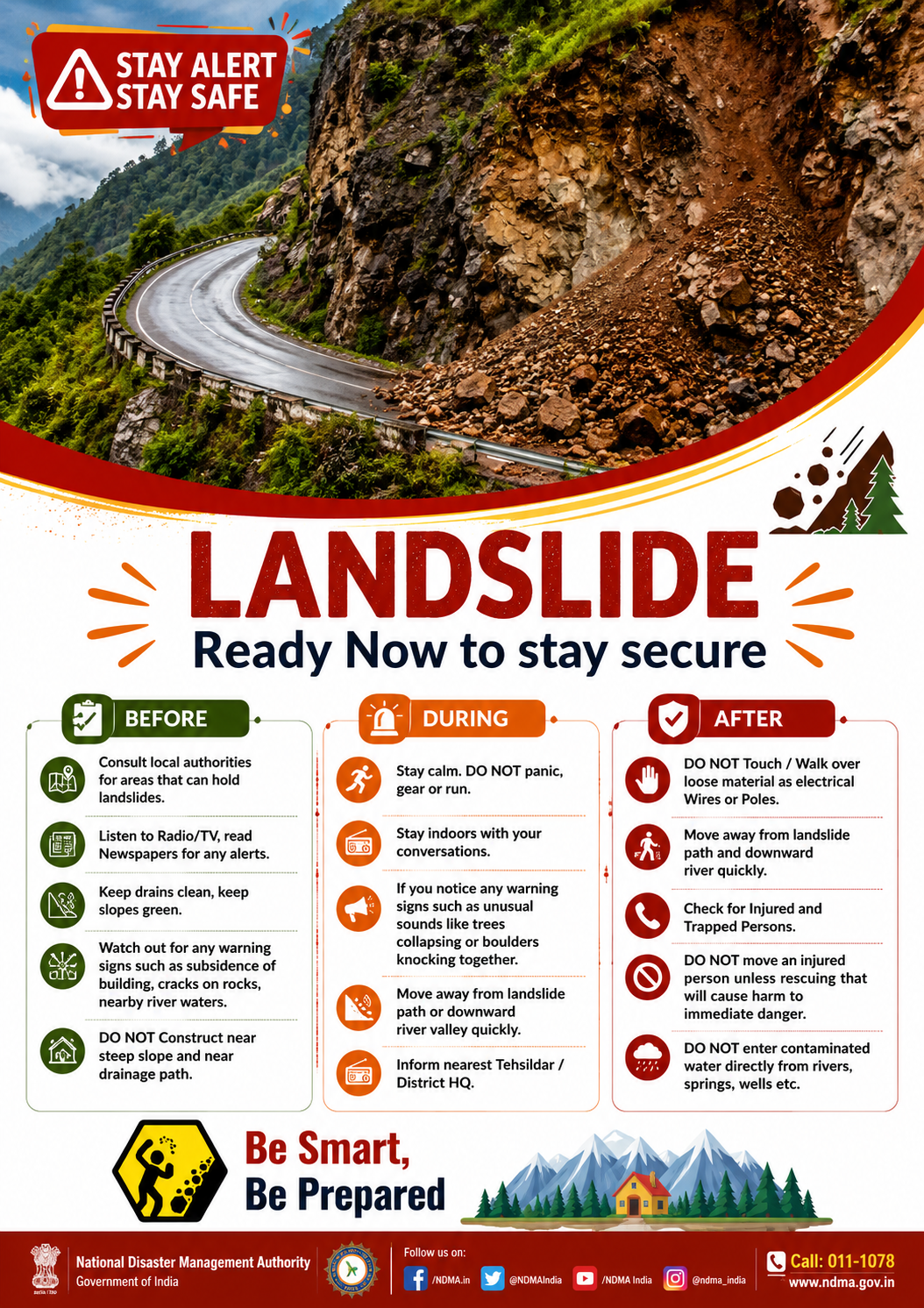 poster on landslide