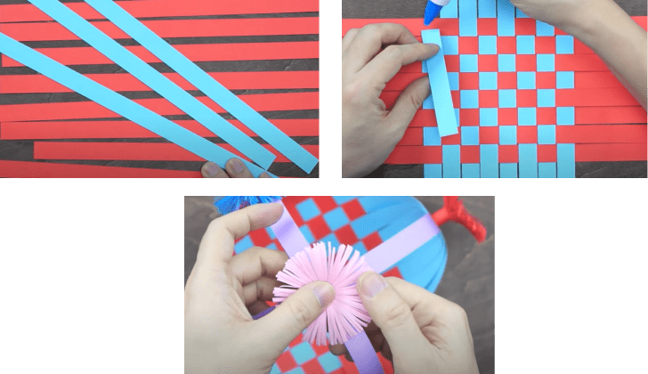 Weaving paper