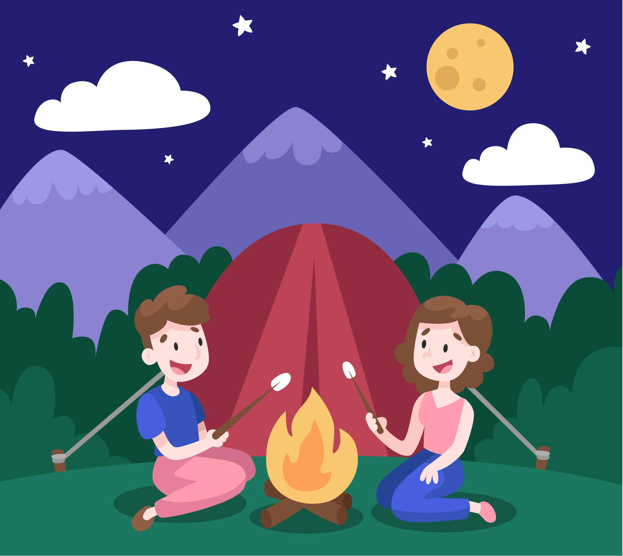 Happy camping with a Camp Fire