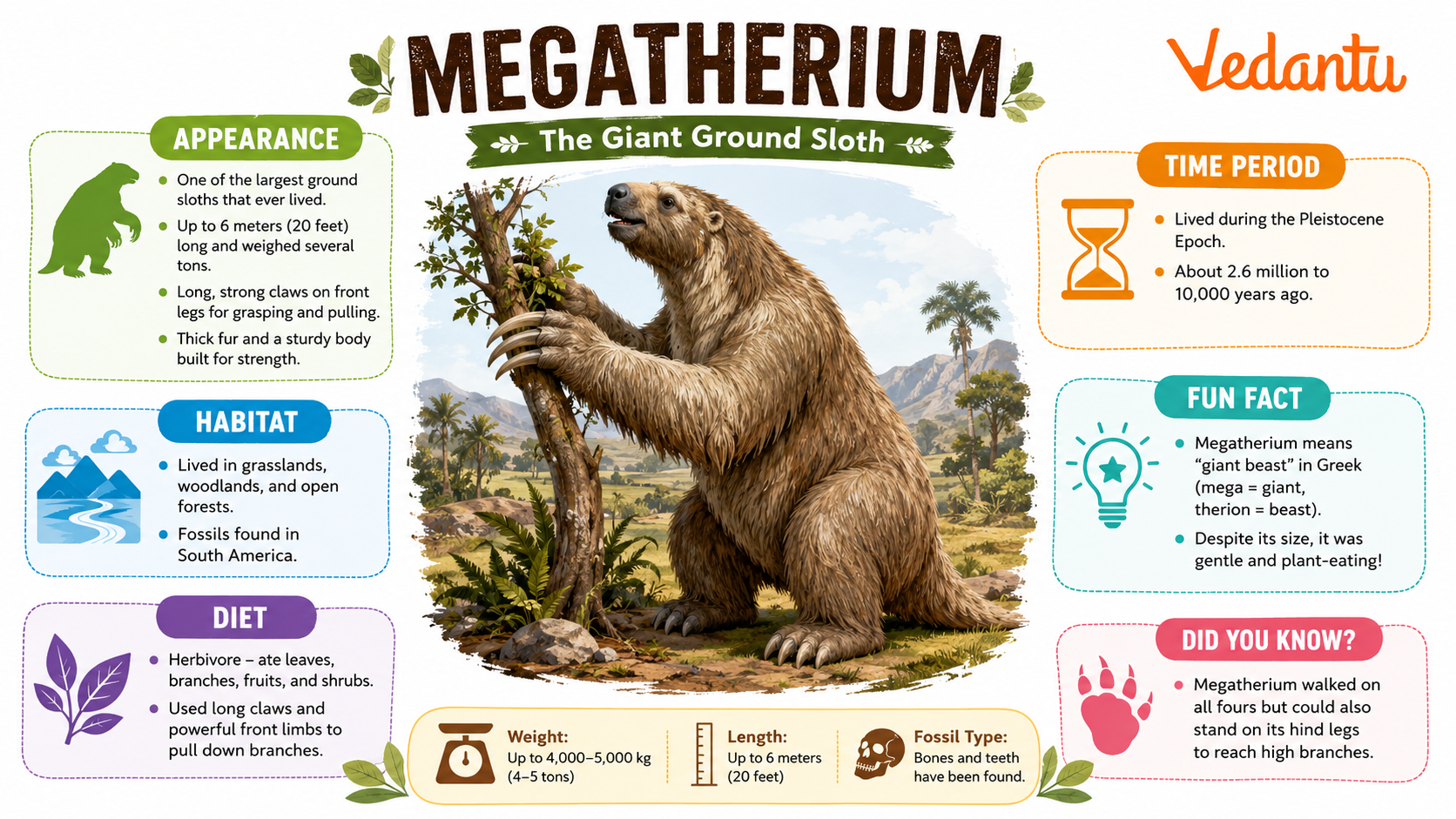 Megatherium giant ground sloth