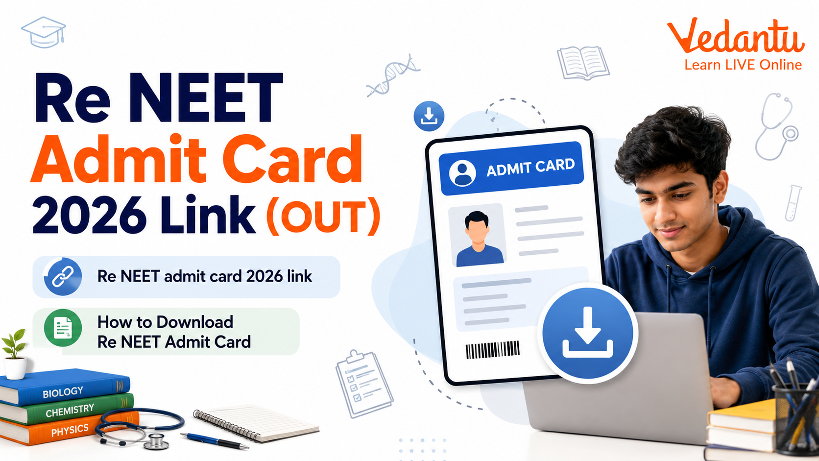 Re NEET admit card 2026
