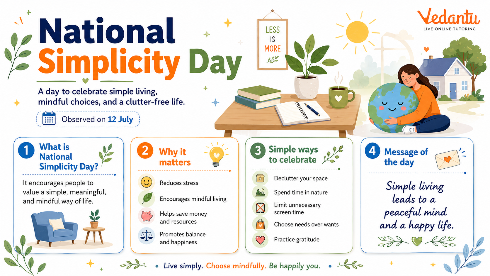 National Simplicity Day - July 12