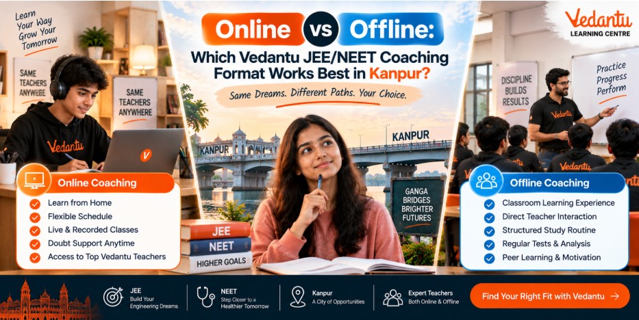 Online vs Offline JEE/NEET Coaching in Kanpur