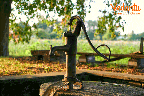 Hand Pump Used for Groundwater Extraction