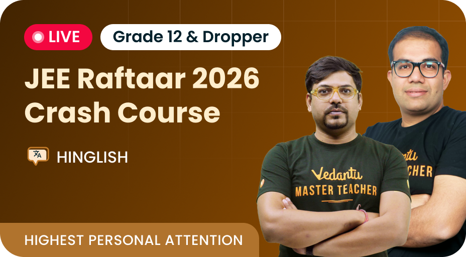 JEE Raftaar Crash Course for JEE Mains 2026