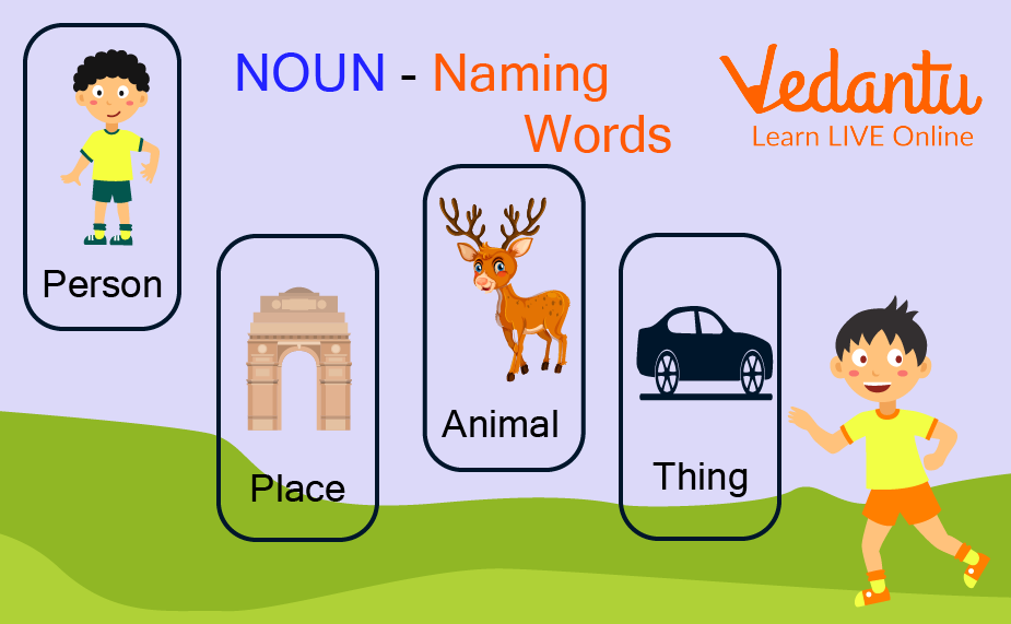 Depicting examples of nouns