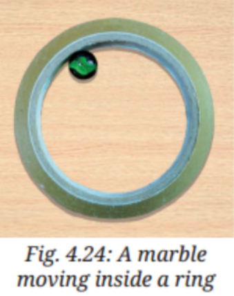 When the ring is lifted, the marble does not continue moving in a circular path..png