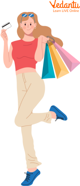 Unnecessary shopping for happiness