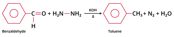 Wolff-Kishner Reduction of Benzaldehyde