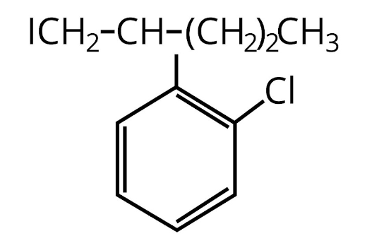 Chlorophenyl-1 - showing iodooctane