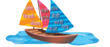 ऊँची-ऊँची लहरों से बचाते हुए मल्लाह नाव को ला रहे थे
