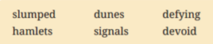 Read the words given in the box below and place them in their appropriate context in the following passage..png