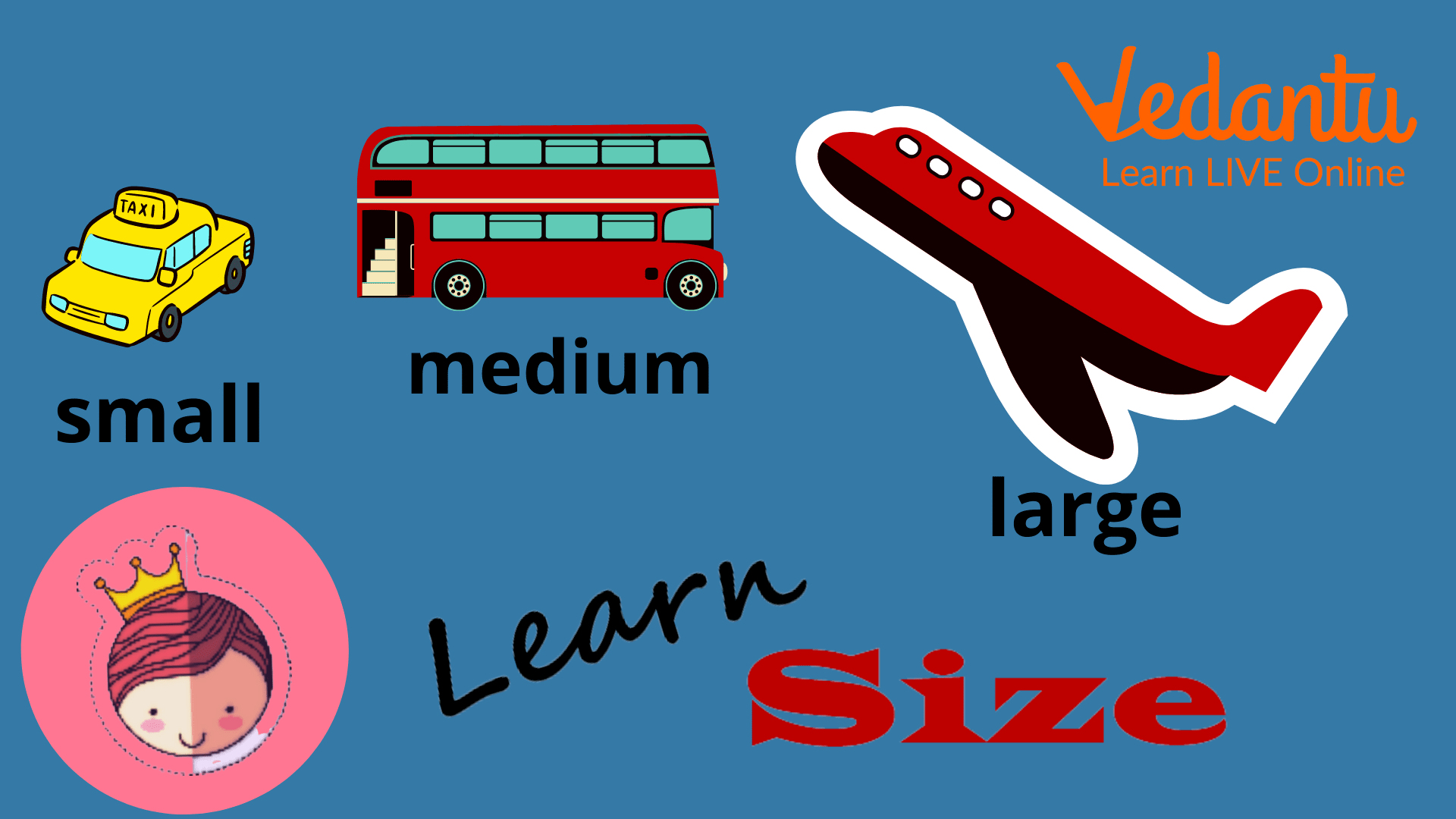 Plane is larger than bus and cab