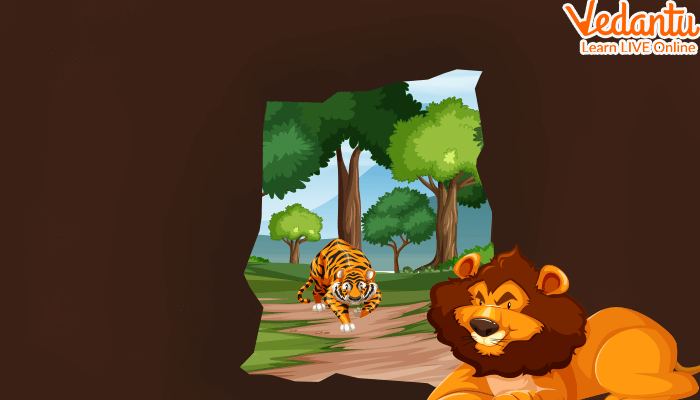The Tiger and The Lion Story | Panchatantra Tales for Kids