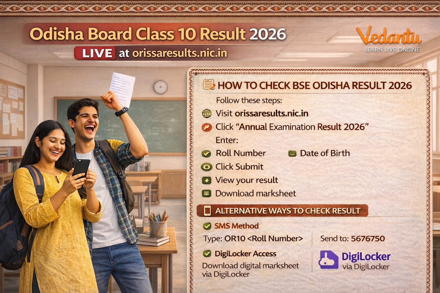 BSE Odisha 10th Result 2026