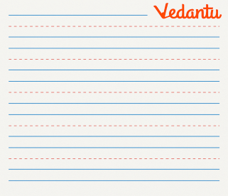 Cursive writing lines