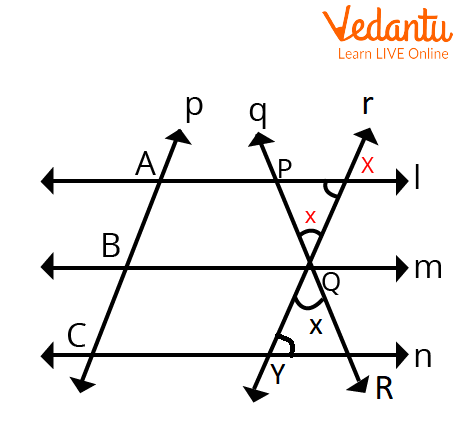 Proof of Equal Intercept Theorem