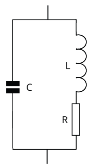 Parallel LCR circuit