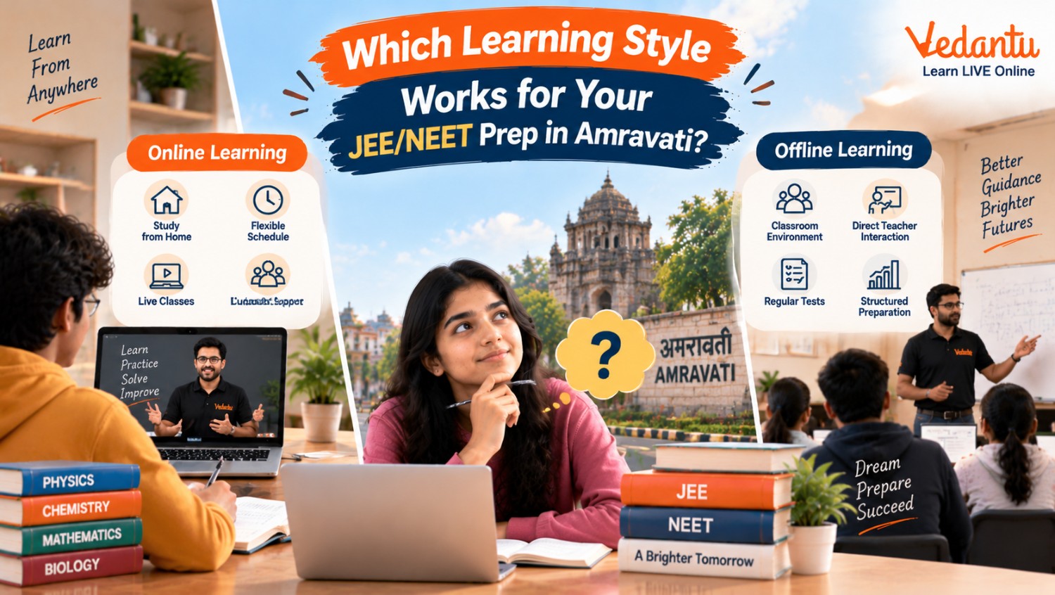 Online vs Offline JEE & NEET Coaching