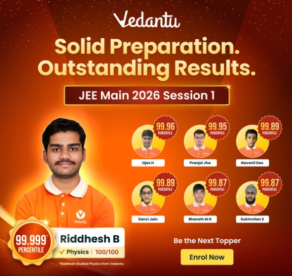 Vedantu JEE Main 2026 Session 1 Results