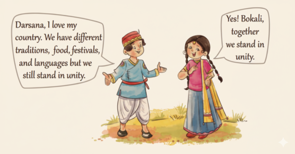 Read the conversation between Bokali and Darsana