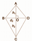 Suppose the longer diagonal d₁ is divided into lengths.png