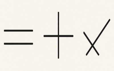 3. Identify the types of lines shown below (Parallel, Perpendicular, or Intersecting).