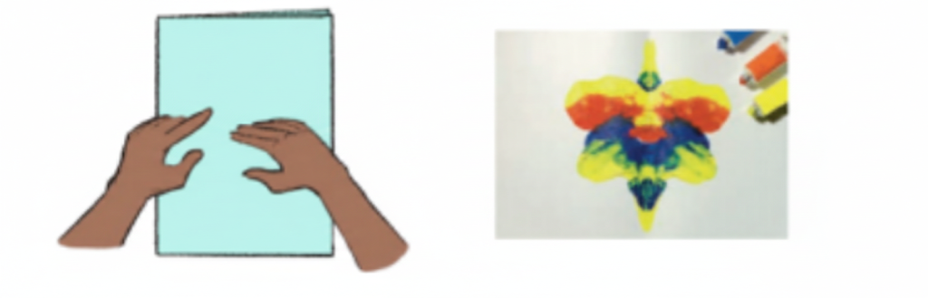 Step 3: Press it to spread the colour evenly.