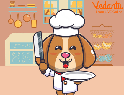 Puppy As A Chef