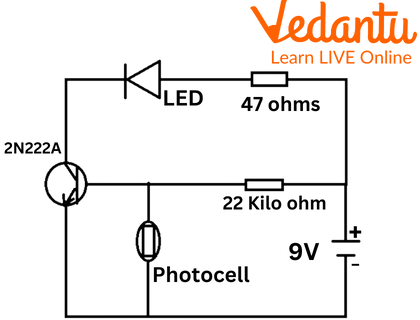 Circuit Diagram of Photocell