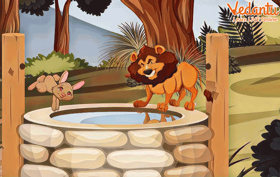Lion Jumped Into the Well and Died