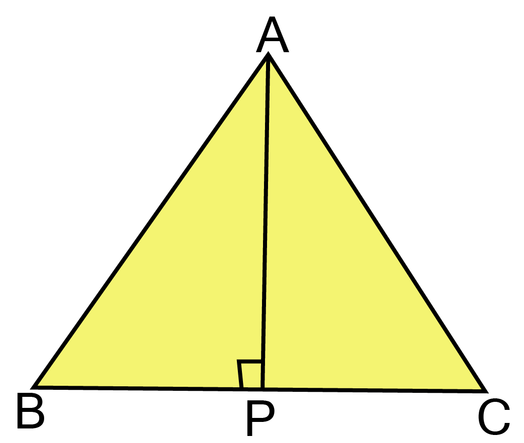BE and CF are two equal altitudes of a triangle ABC. Using RHS congruence rule