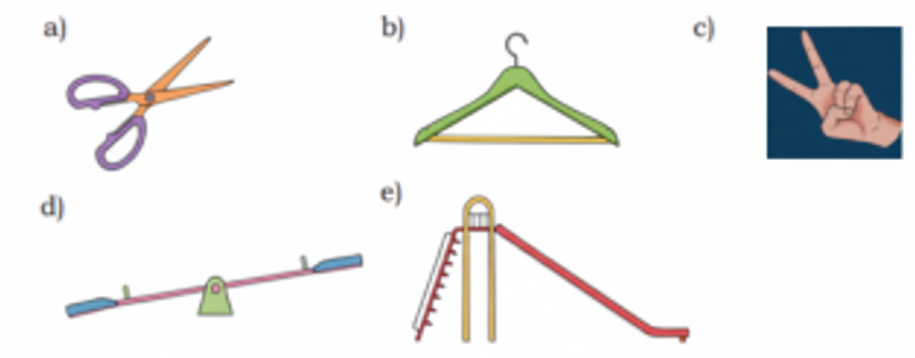 Question 1.  Mark the angles on the following pictures