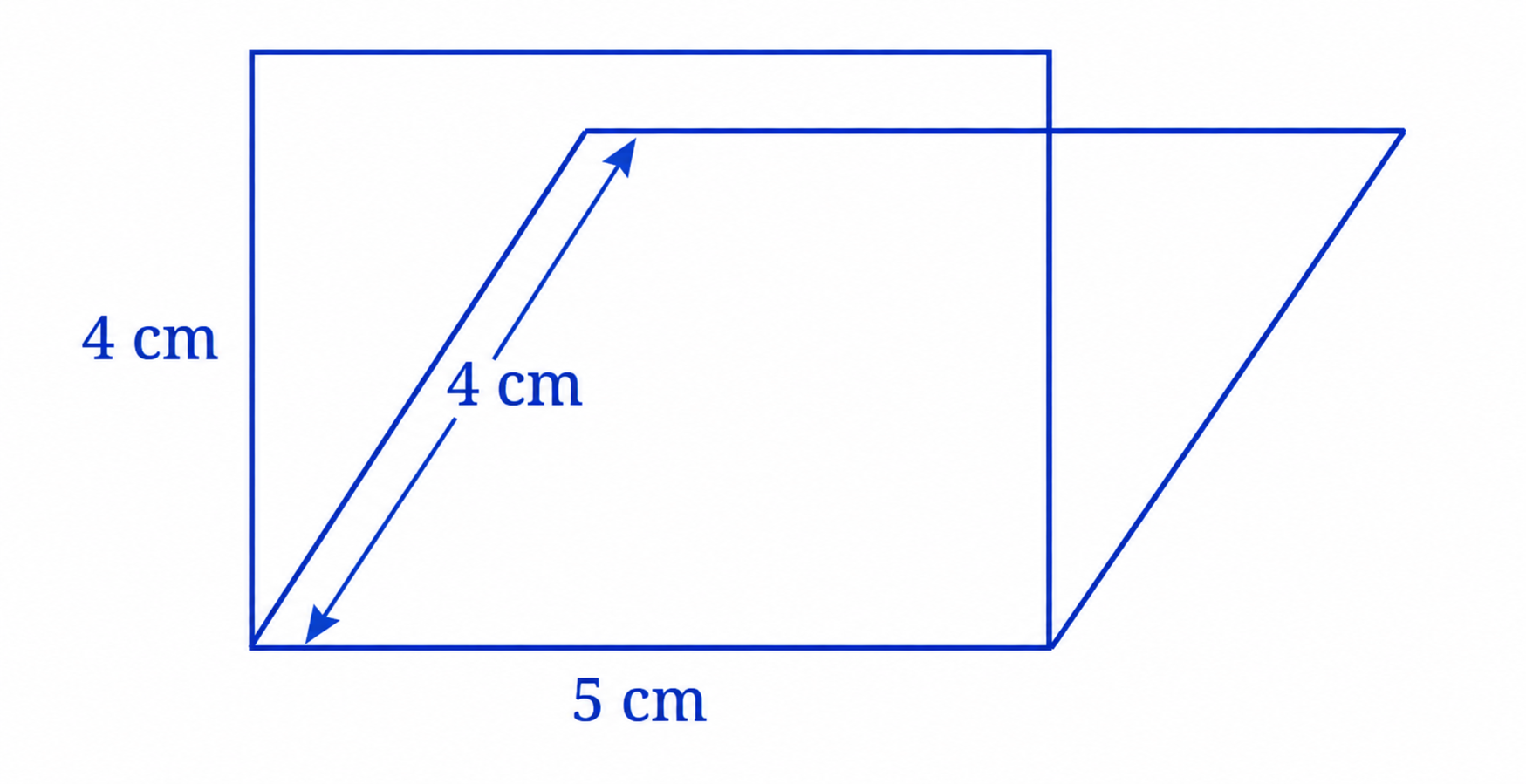 5 cm and 4 cm. Which has the greater area.png