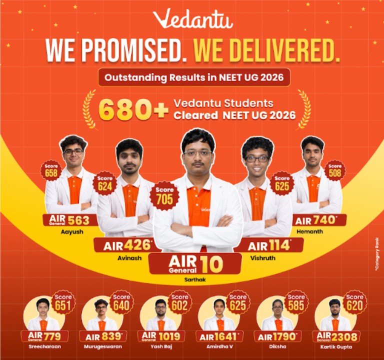 Vedantu NEET 2026 Results