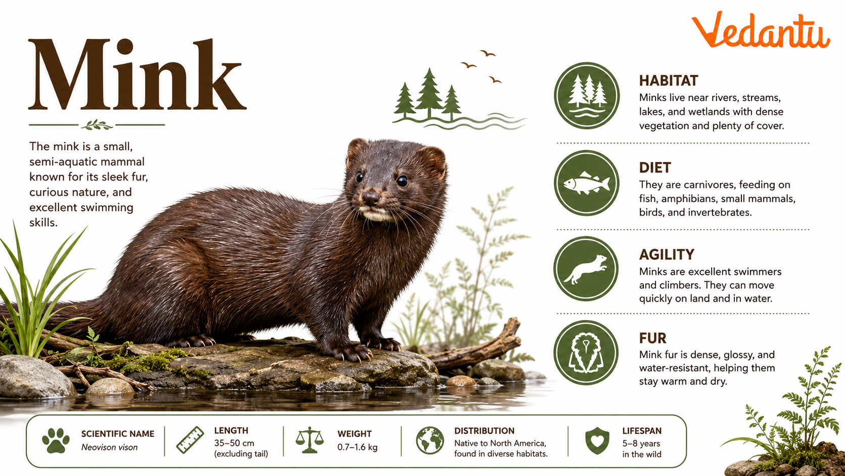Mink animal