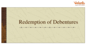 Defining Debenture Redemption