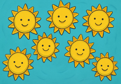 Count the smiling suns