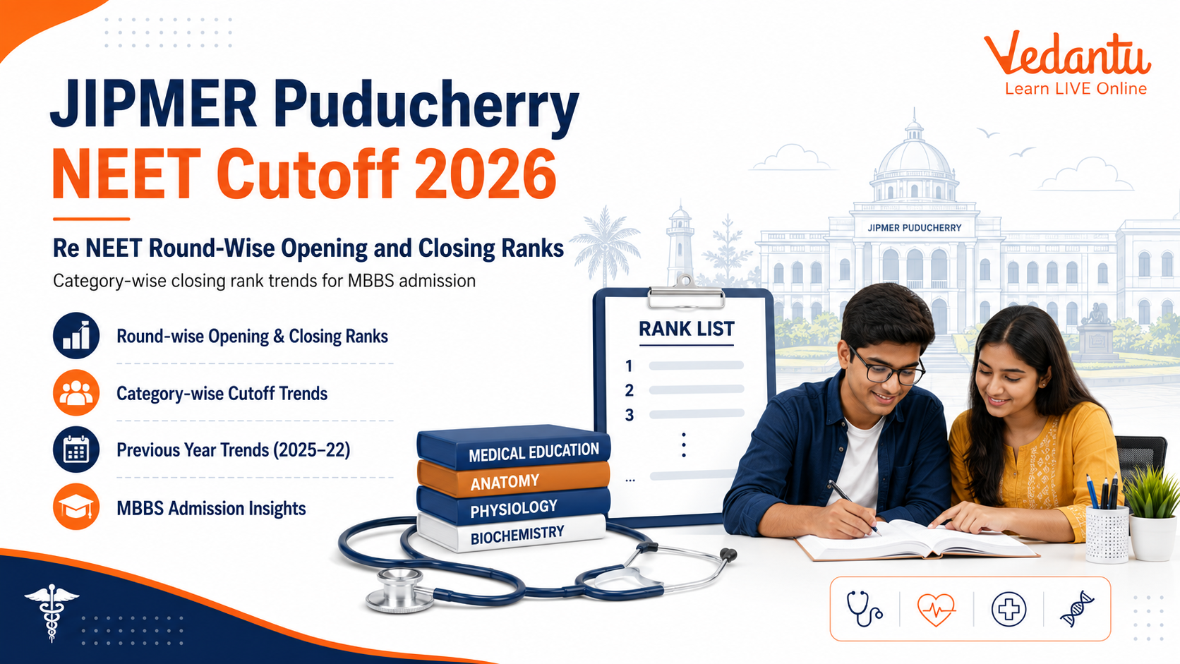 JIPMER Puducherry NEET Cutoff 2026