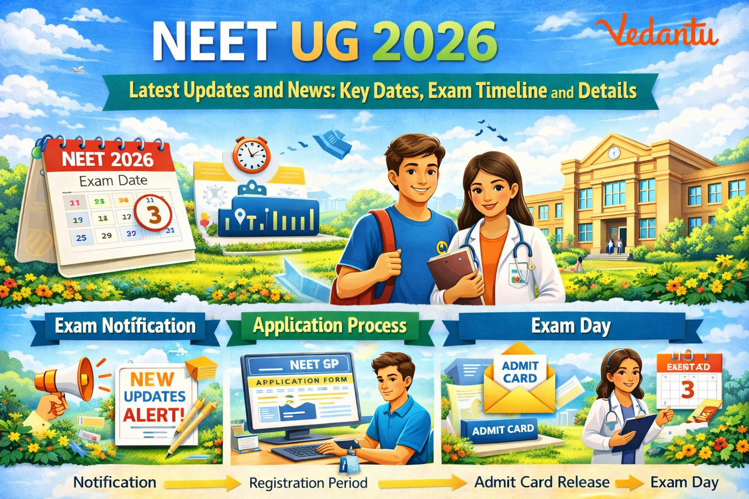 NEET UG 2026 Latest Updates and News: Key Dates, Exam Timeline and Details
