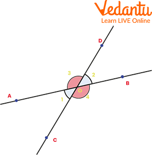 Vertical opposite angles