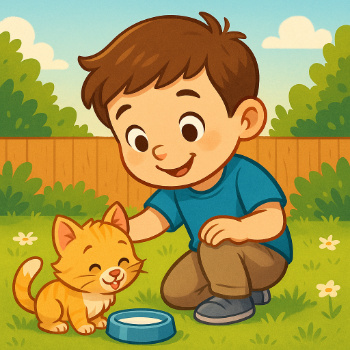 Class 1 English Reading Comprehension Childrens Story Worksheet