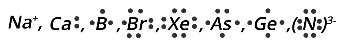 Electron dot structures or lewis structures