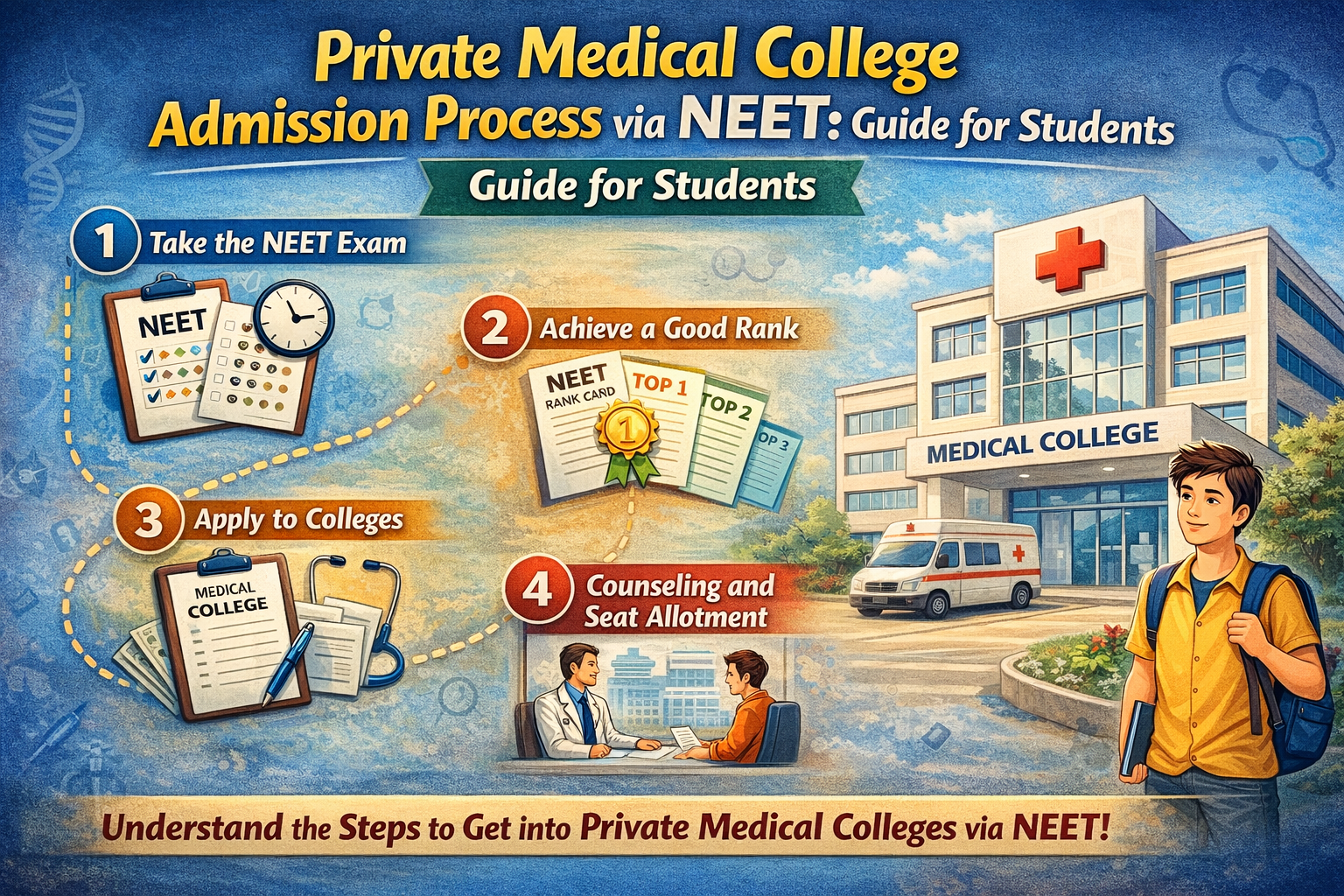 Private Medical College Admission Process via NEET: Guide for Students